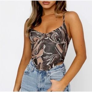 White Fox Boutique Bustier Corset Top